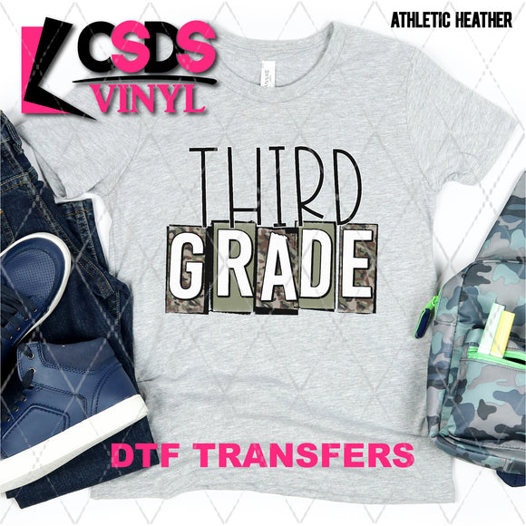 DTF Transfer - DTF003311 Army Third Grade