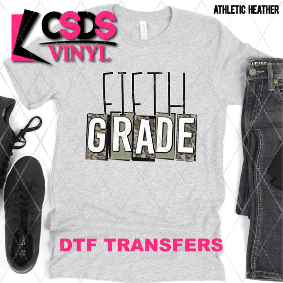 DTF Transfer - DTF003313 Army Fifth Grade