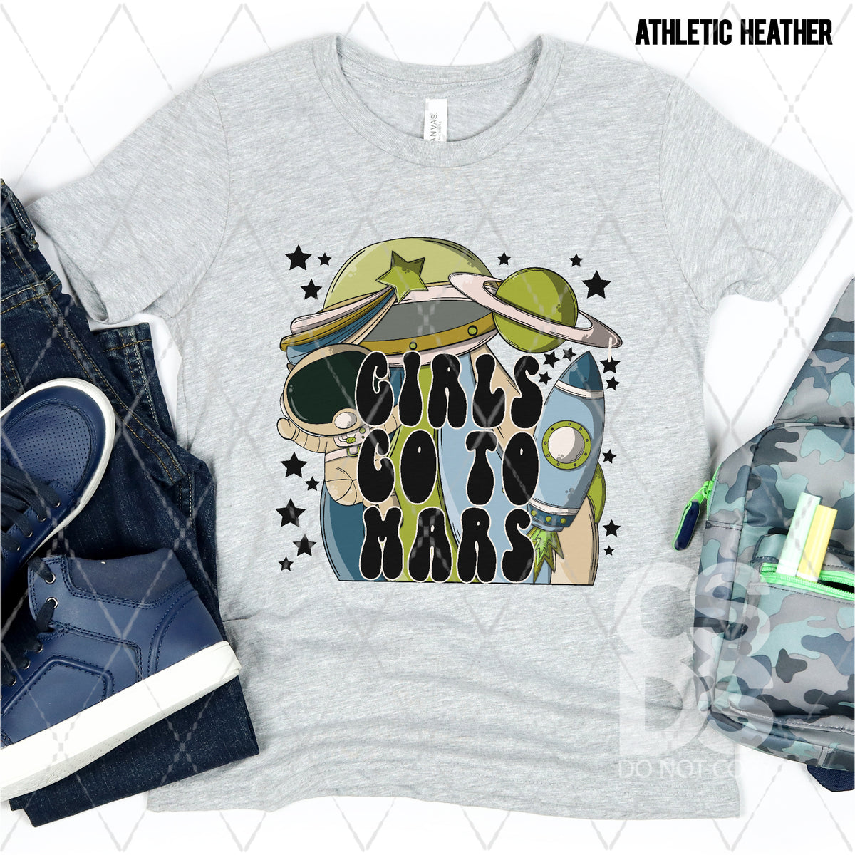 DTF Transfer DTF005694 Girls go to Mars CSDS Vinyl