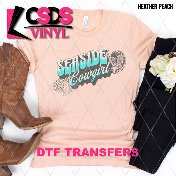 DTF Transfer -  DTF008484 Seaside Cowgirl