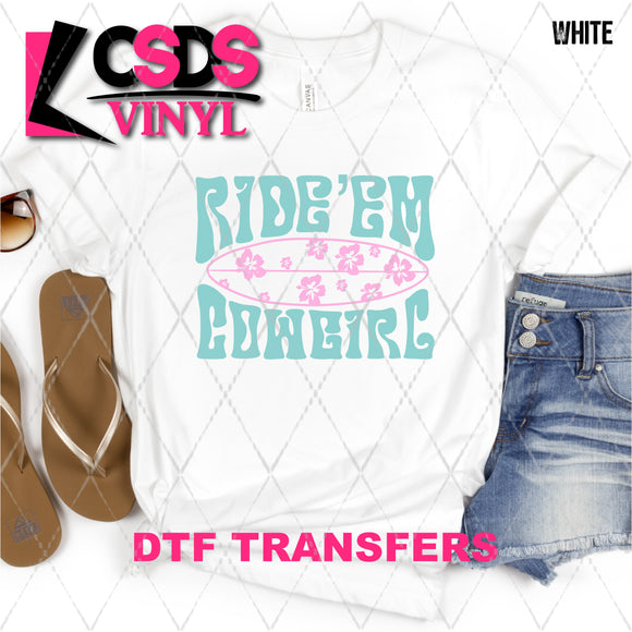 DTF Transfer -  DTF008485 Ride Em Cowgirl