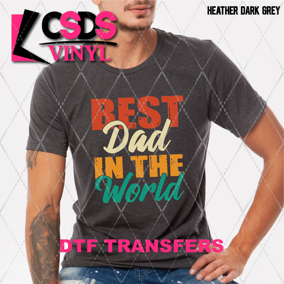 DTF Transfer - DTF008661 Best Dad in the World