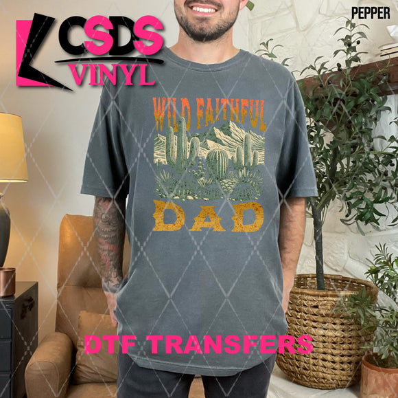 DTF Transfer - DTF008670 Wild Faithful Dad