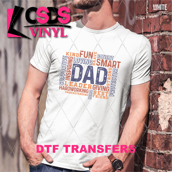 DTF Transfer - DTF008682 Dad Word Collage