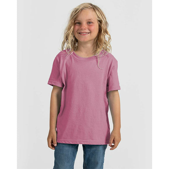 Tultex Youth Jersey Tee - Heather Cassis