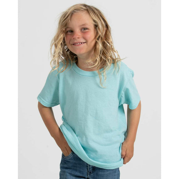 Tultex Youth Jersey Tee - Heather Purist Blue