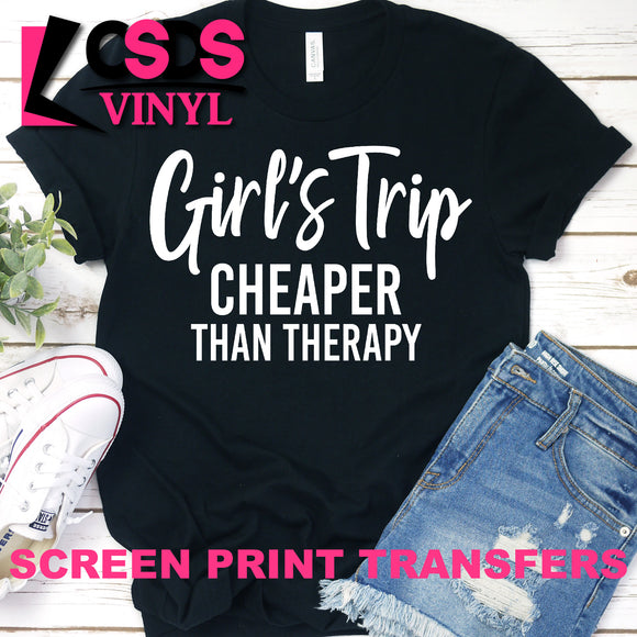 Screen Print Transfer - Girls Trip - White
