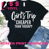 Screen Print Transfer - Girls Trip - White
