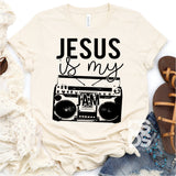 Screen Print Transfer - Jesus is My Jam - Black