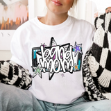 DTF Transfer - DTF015029 Bright Stars Sports Mom