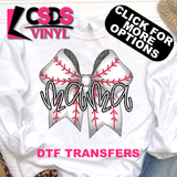 DTF Transfer - DTF015053 - Mama Sports Bows