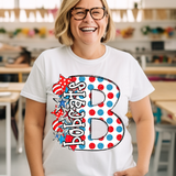 DTF Transfer - DTF015030 - Read Across America Mascots