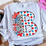 DTF Transfer - DTF015030 - Read Across America Mascots