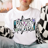 DTF Transfer - DTF015029 Bright Stars Sports Mom