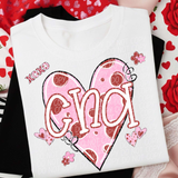 DTF Transfer - DTF015026 Valentines Day Red & Pink Career Titles