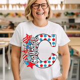 DTF Transfer - DTF015030 - Read Across America Mascots