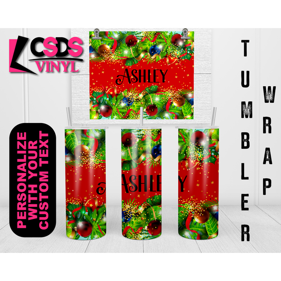 CUSTOM TUMBLER WRAP - CTW0033