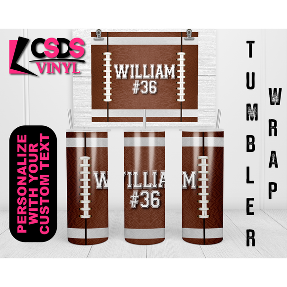 CUSTOM TUMBLER WRAP - CTW0049