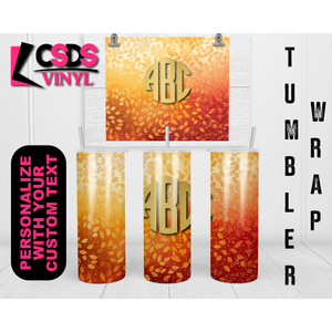 CUSTOM TUMBLER WRAP - CTW0061