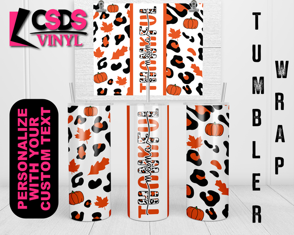 CUSTOM TUMBLER WRAP - CTW0068