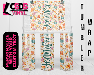 CUSTOM TUMBLER WRAP - CTW0069