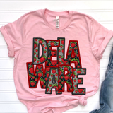 DTF Transfer - DTF015057 - Faux Glitter/Embroidery Strawberry States