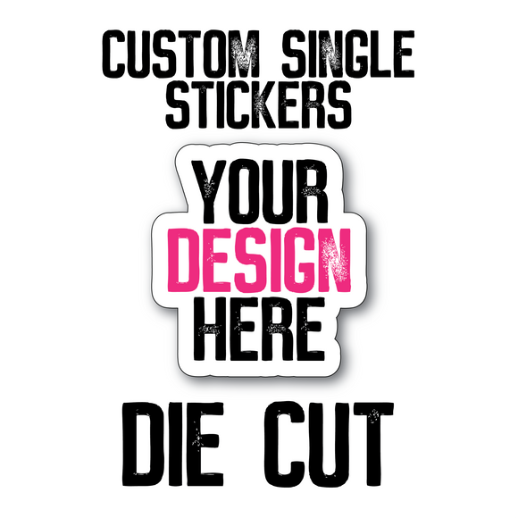 Die Cut Sticker Builder - Matte White