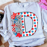 DTF Transfer - DTF015030 - Read Across America Mascots