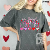 DTF Transfer - DTF011334 One Loved Mama Hearts