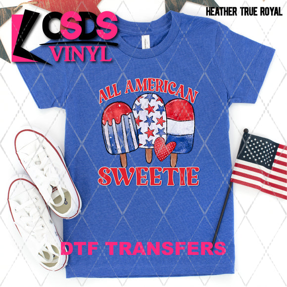 DTF Transfer - DTF002533 All American Sweetie Popsicles