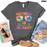 DTF Transfer - DTF002568 Dear Parents Tag You're It Sunglasses