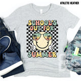 DTF Transfer - DTF002569 Retro Schools Out for the Summer Smile 1