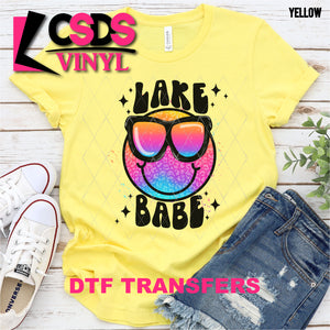 DTF Transfer - DTF002590 Lake Babe Bright Smile