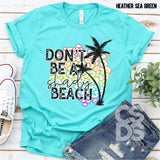 DTF Transfer - DTF002595 Don't be a Shady Beach Leopard