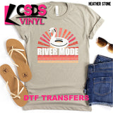 DTF Transfer - DTF002606 Retro Floatie River Mode White