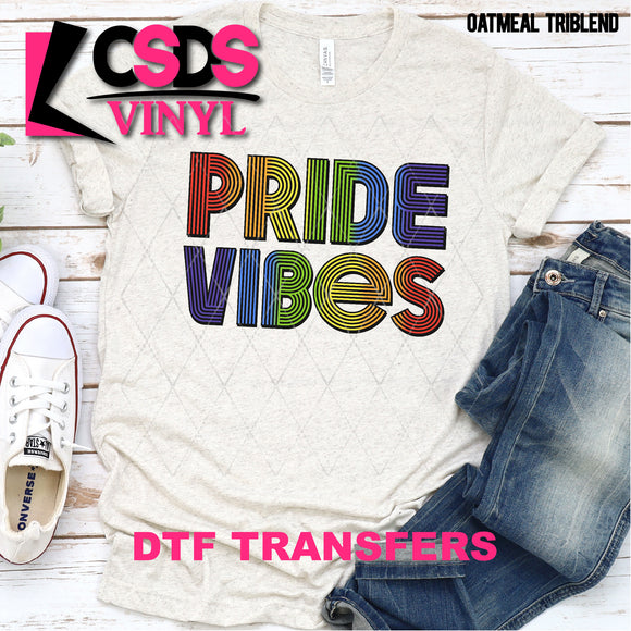 DTF Transfer - DTF002615 Retro Pride Vibes