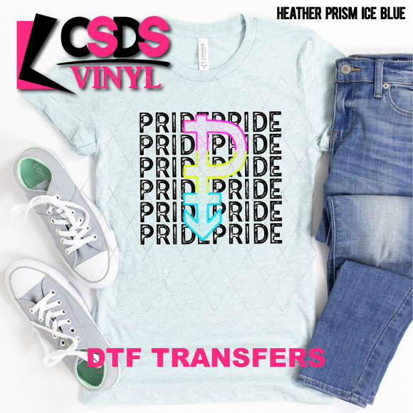DTF Transfer - DTF002618 Pansexual Pride Word Art