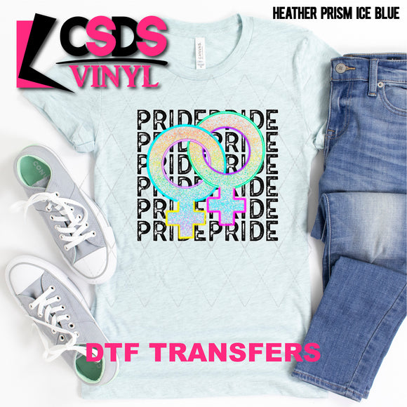 DTF Transfer - DTF002619 Lesbian Pride Word Art