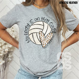 DTF Transfer - DTF002669 My Heart is on that Court Volleyball Mom