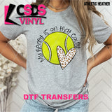 DTF Transfer - DTF002673 My Heart is on that Court Tennis