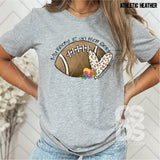 DTF Transfer - DTF002678 My Heart is on that Field Football Floral Mom