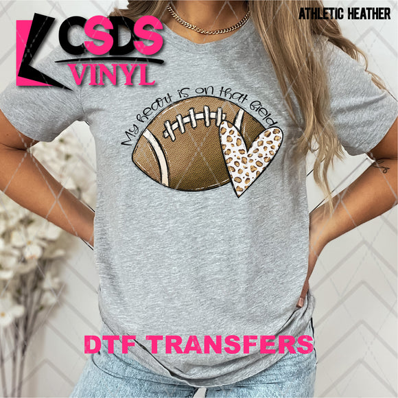 DTF Transfer - DTF002680 My Heart is on that Field Football