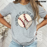 DTF Transfer - DTF002688 My Heart is on that Field Baseball