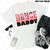 DTF Transfer - DTF002703 Dance Daddy Colorful Leopard Stacked Word Art