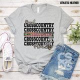 DTF Transfer - DTF002739 Proud Cross Country Mom Stacked Word Art