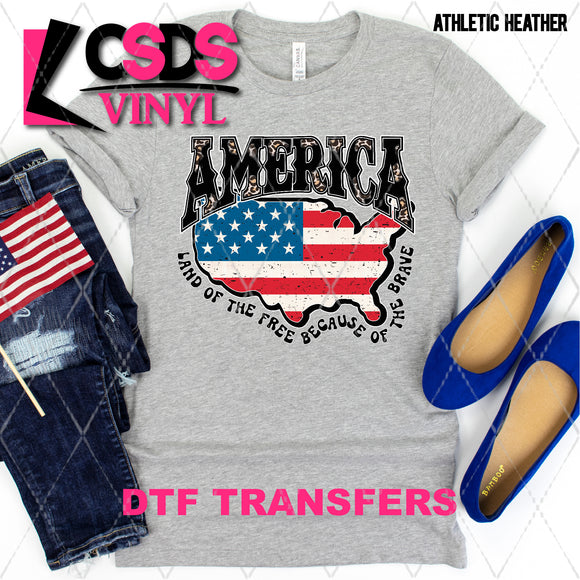 DTF Transfer - DTF002803 America Land of the Free