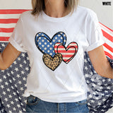 DTF Transfer - DTF002808 Patriotic Heart Trio