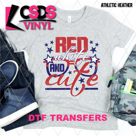 DTF Transfer - DTF002821 Red White and Cute Sunglasses