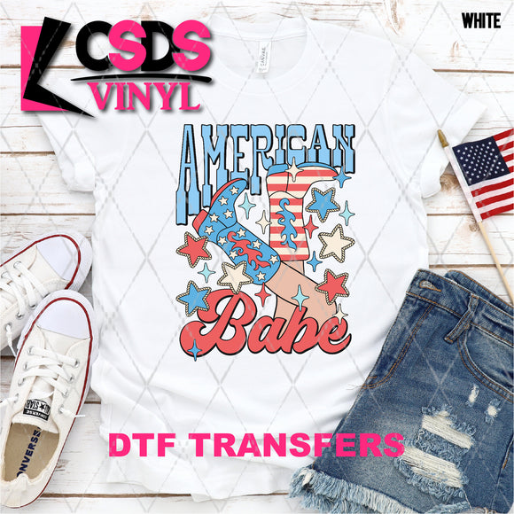 DTF Transfer - DTF002840 American Babe Cowboy Boots and Legs