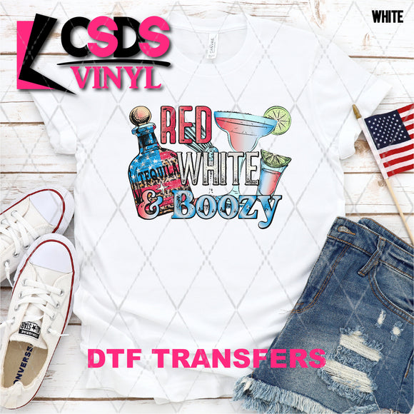 DTF Transfer - DTF002844 Red White and Boozy